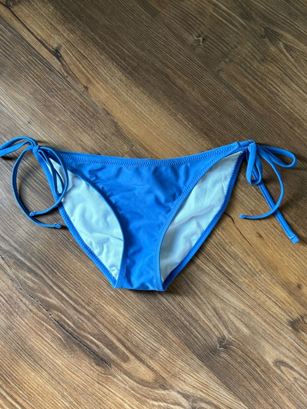 Tie-Side Blue Bikini Bottom - Women's Swim